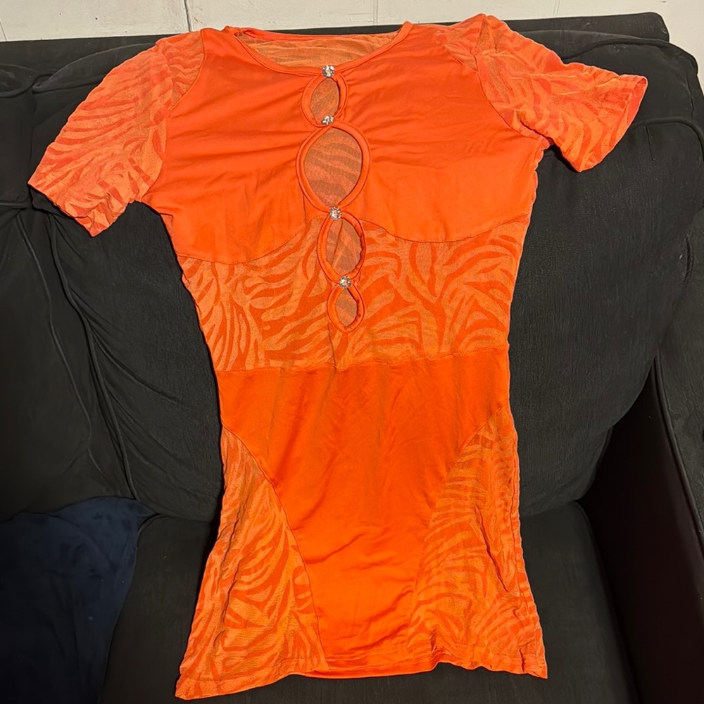 Orange Women's Top